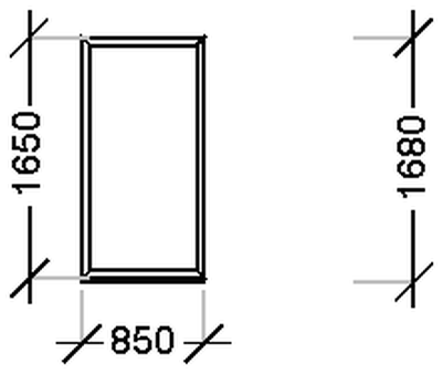 IVAPER EURO 62: Окно, Ivaper 62 мм (В), Roto NT, 1580х1732, Белый, Белый